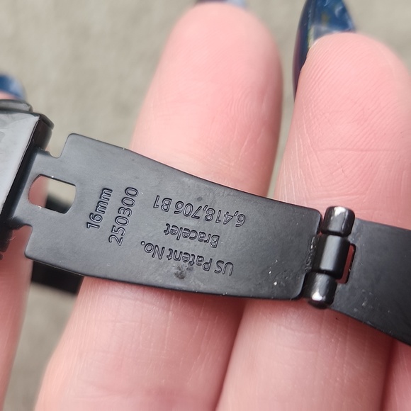 FOSSIL black stainless steel watch - Picture 6 of 9